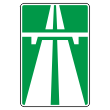 Дорожный знак 5.1 «Автомагистраль» (металл 0,8 мм, III типоразмер: 1350х900 мм, С/О пленка: тип А коммерческая)